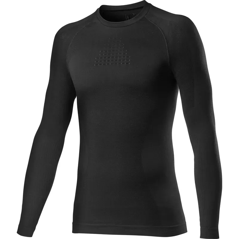 Castelli Core Seamless Long Sleeve Mens Baselayer in Black