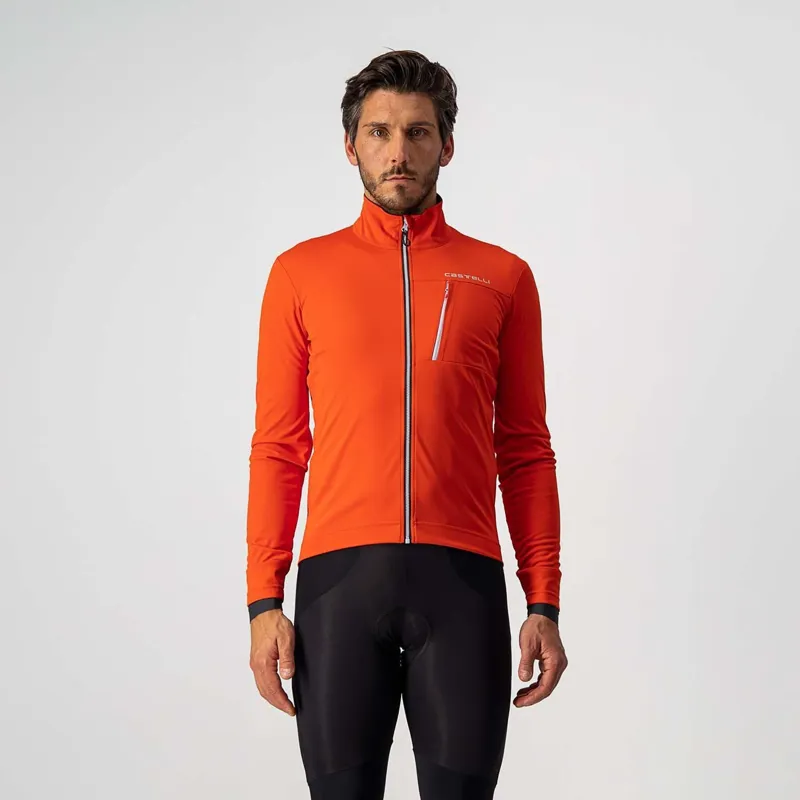 Castelli Go Mens Jacket in Red
