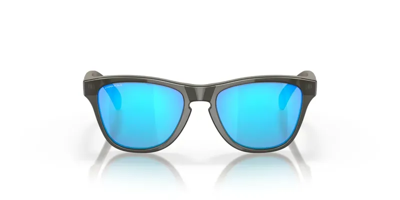 Oakley Frogskins Xxs OO-9009-02 In Prizm Sapphire Lenses/Grey Smoke Frame-1