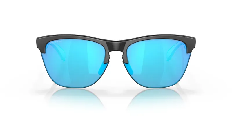 Oakley Frogskins Lite OO-9374-02 In Prizm Sapphire Lenses/Matte Black Frame-1