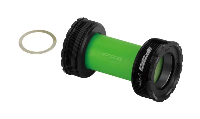 FSA T47 85.5mm Shimano Road Bottom Bracket in Black/Green