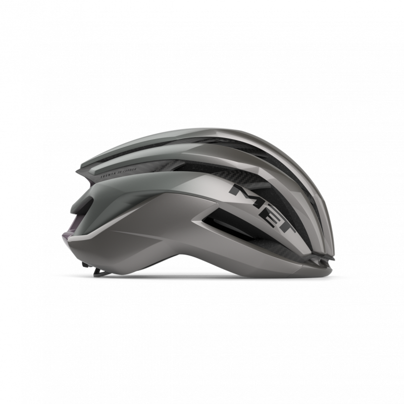 Met Trenta 3K Carbon Airframe Helmet in Opal Grey-1