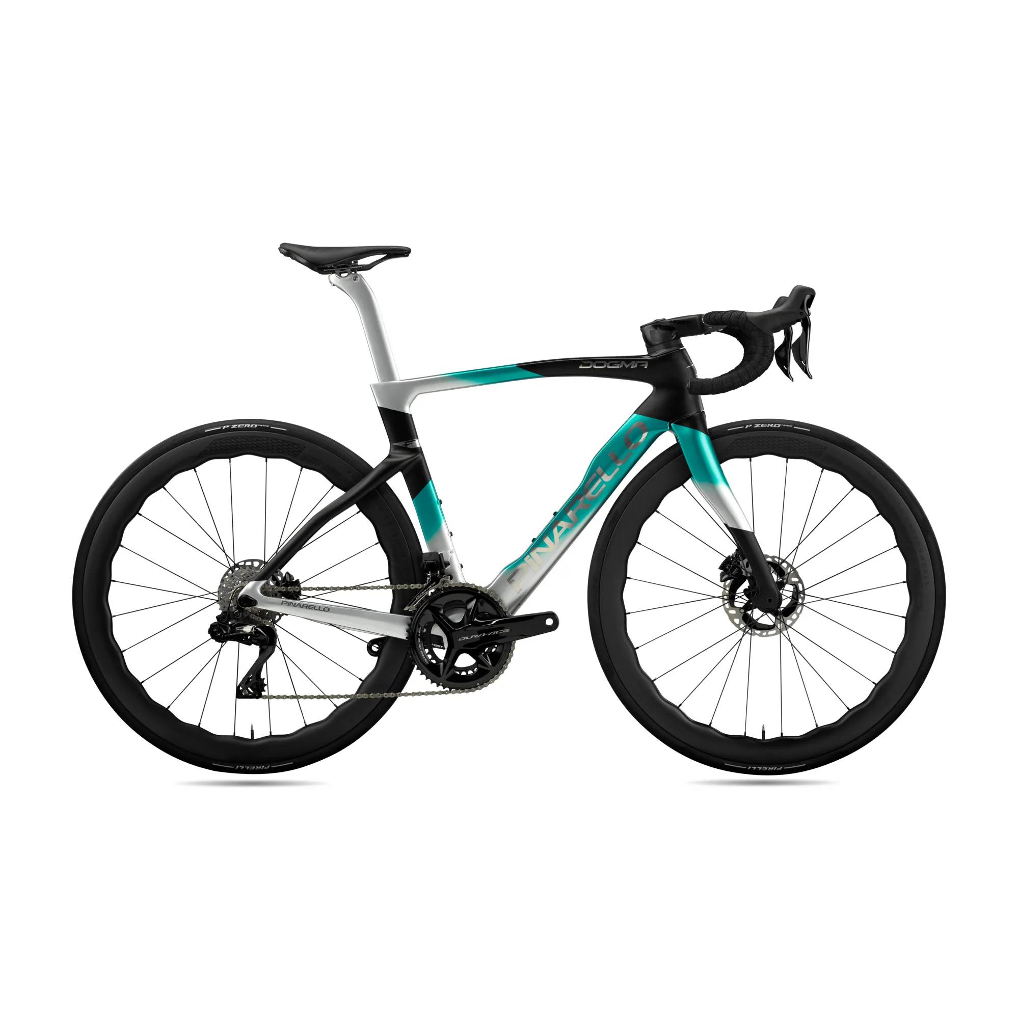 Pinarello Dogma F Disc CE124 NEBULA GREEN SILVER 55 cm Dura Ace Di22x12 DT SWISS ARC