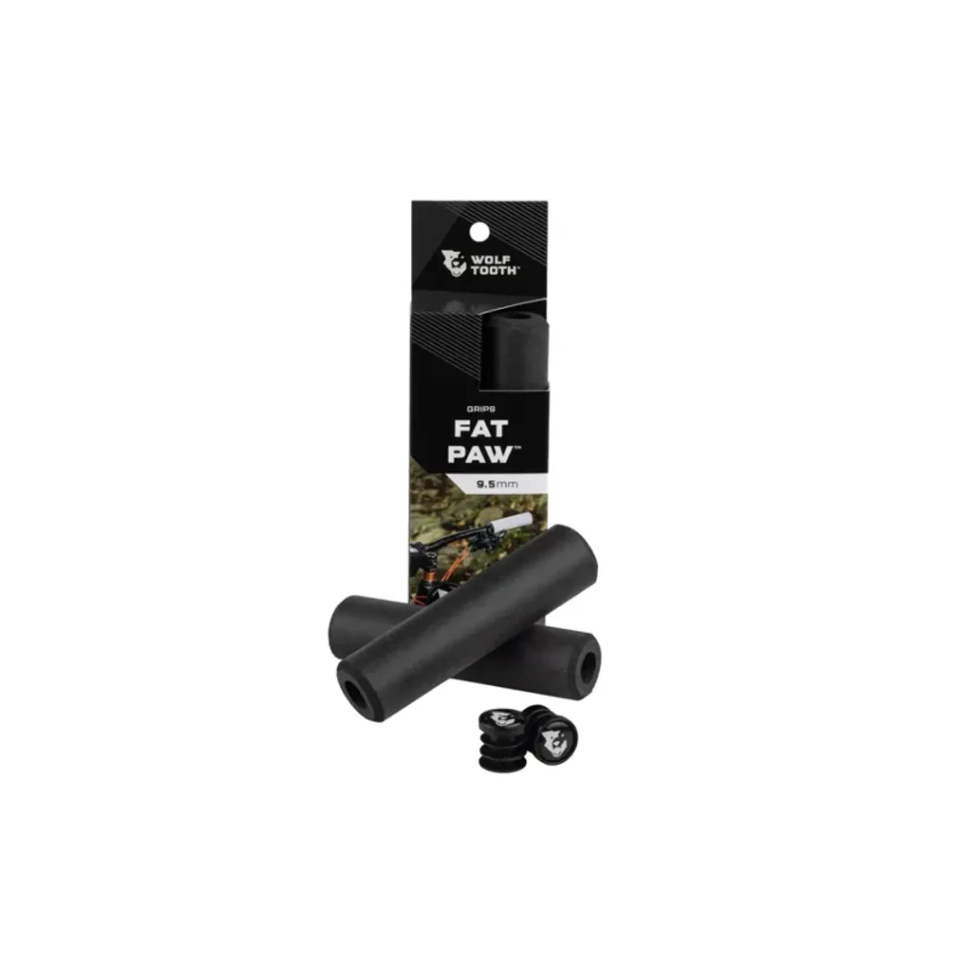 Wolf Tooth Lock-on Fat Paw Grips in Black