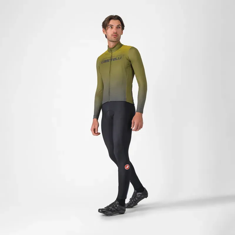 Castelli Apice Thermal Jersey in Sage/Twilight Blue/Mango Mojito-5