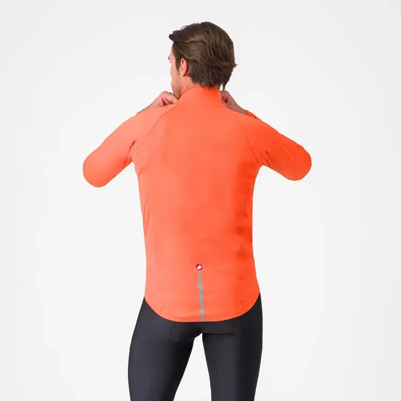 Castelli Emergency 3 Rain Jacket in Brilliant Orange-1