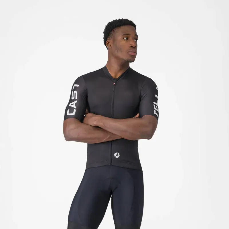 Castelli Entrata Apex Jersey in Black/White