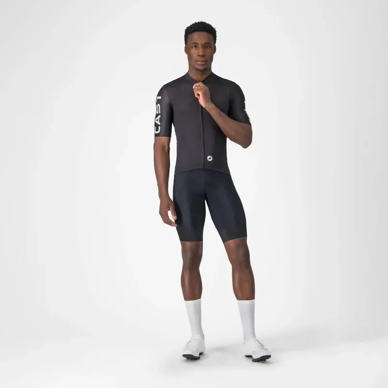 Castelli Entrata Apex Jersey in Black/White-1