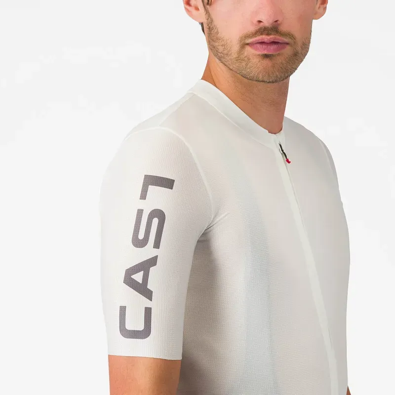 Castelli Entrata Apex Jersey in Ivory/Smoky Grey-3