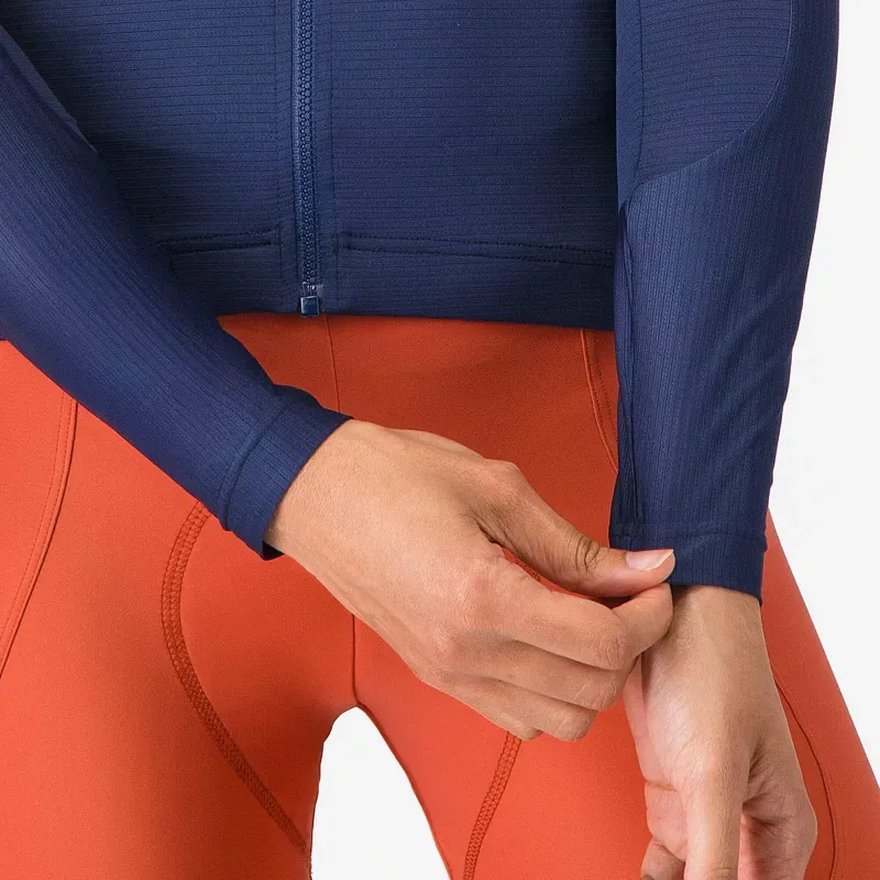 Castelli Espresso 2 Women's Long Sleeve Jersey in Belgian Blue-3