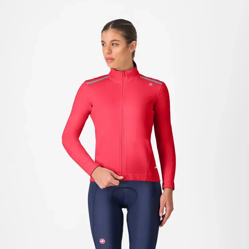 Castelli Espresso Air Women's Jacket in Hibiscus