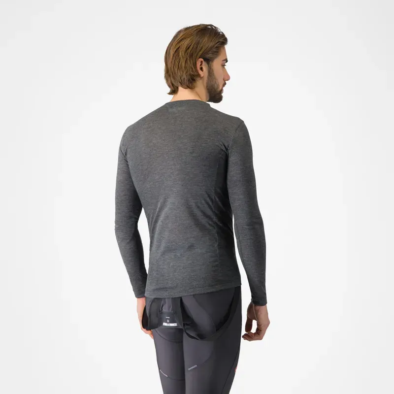 Castelli Medio base layer LS melange grey Med-1