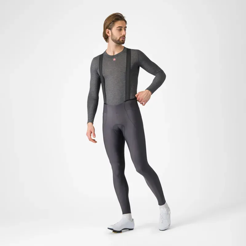 Castelli Medio base layer LS melange grey Med-4