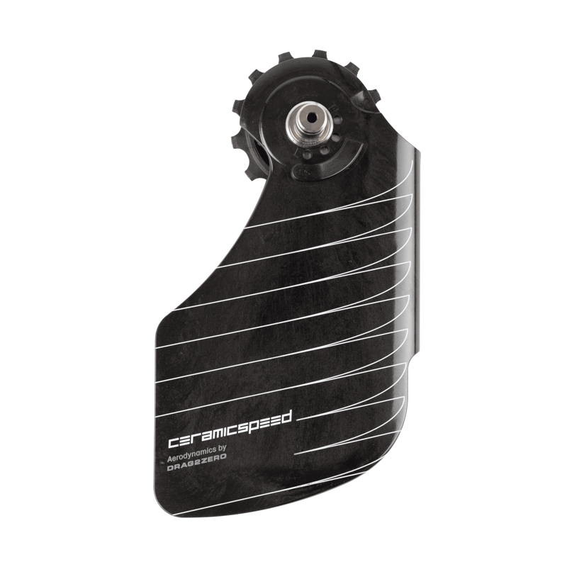 Ceramicspeed OSPW Aero ALPHA Shim. 9250/8150 Pulley Wheel Sys in Black-1
