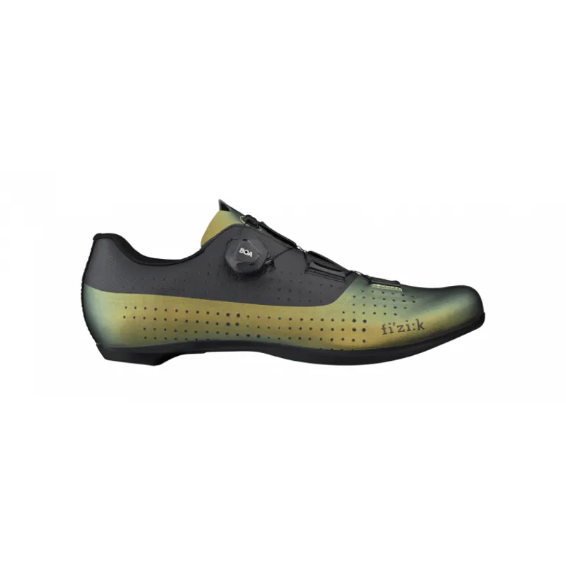 Fizik R4 Tempo Overcurve Road Shoes in Iridescent Green/Black
