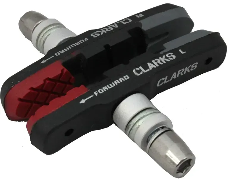 Clarks Cycle Systems CPS301 72mm V Brake Pads Triple Contour in Black-2