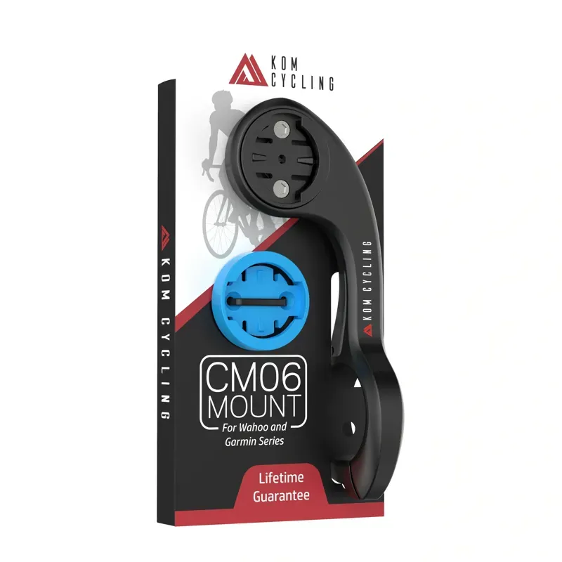 Kom Cycling CM06 Universal Garmin/Wahoo + GoPro Comp. Mount in Black-2