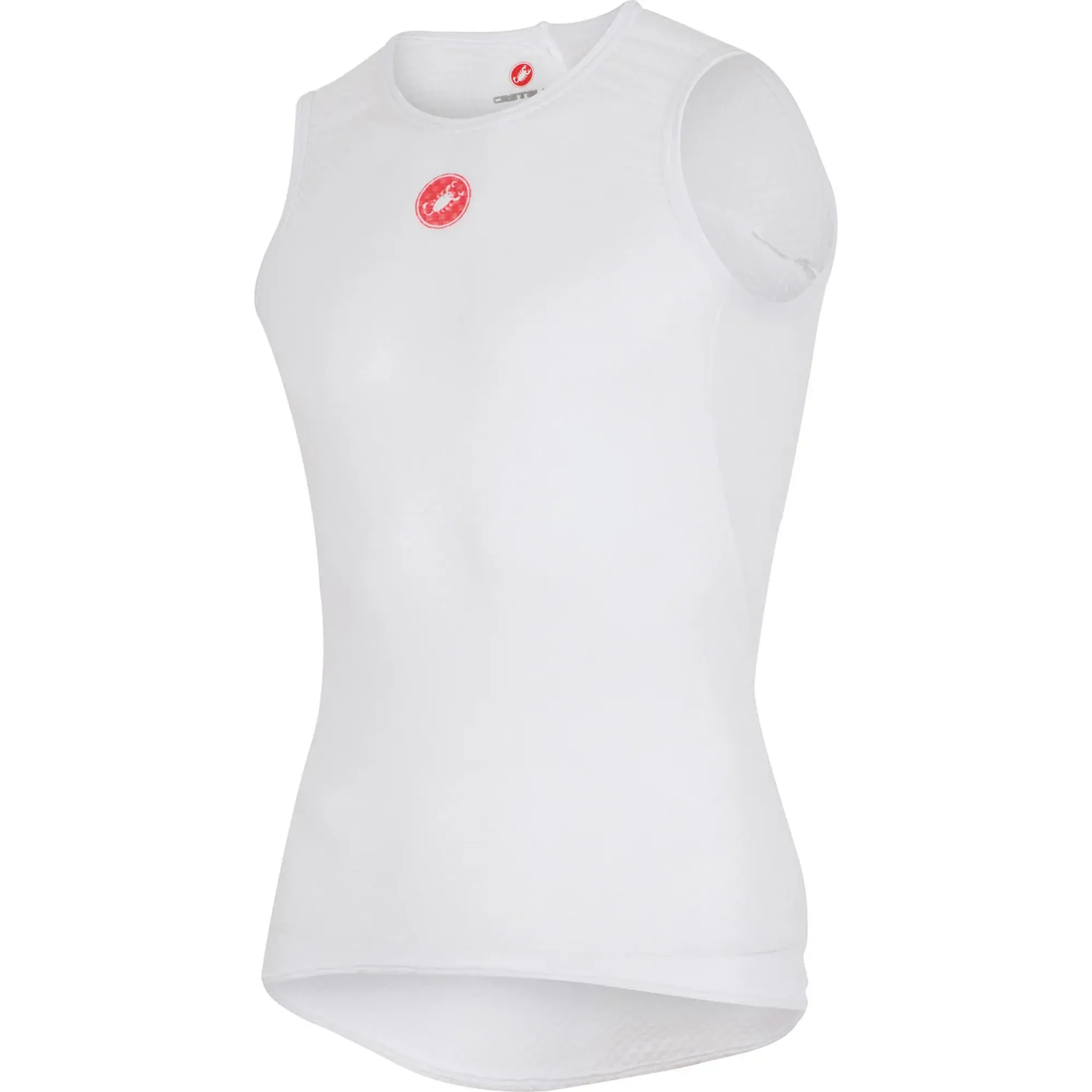 Castelli Pro Issue Mens Sleeveless Base Layer in White
