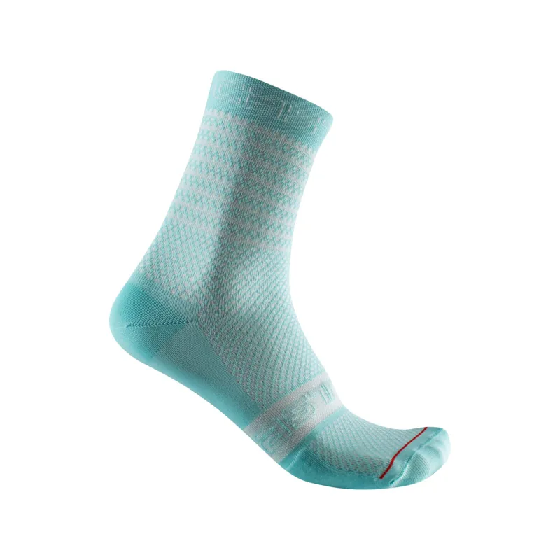Castelli Superleggera Women's 12 Socks in Sky/Aqua