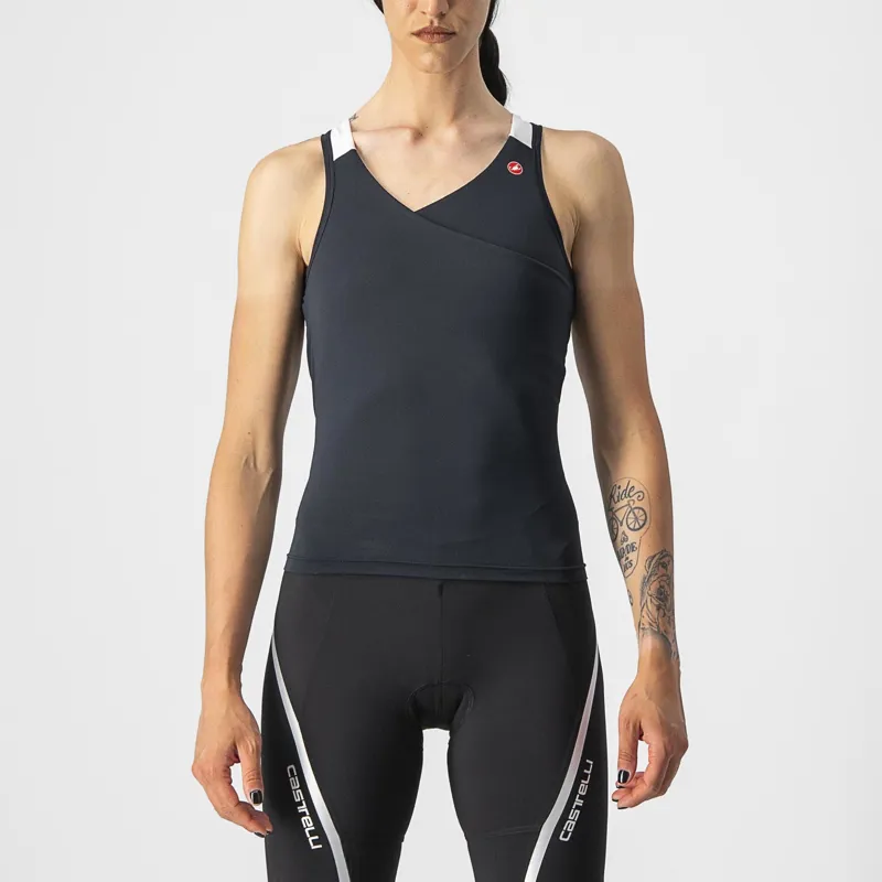 Castelli Solaris Women's Top in Black/White
