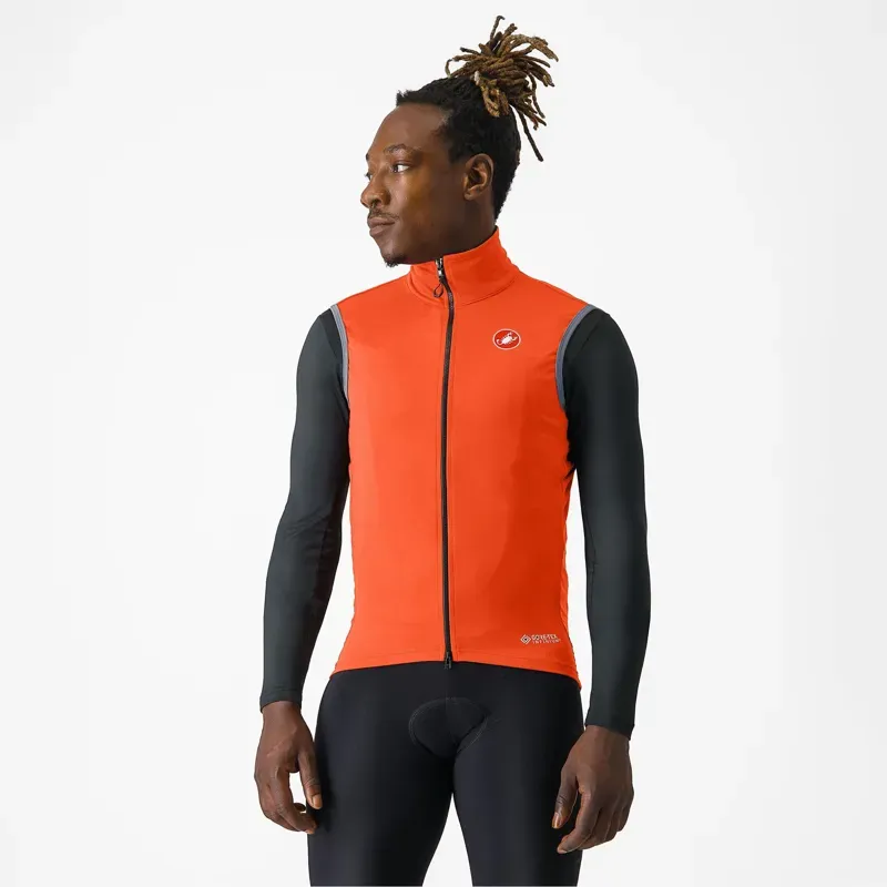 Castelli Perfetto RoS 2 Vest in Brilliant Orange