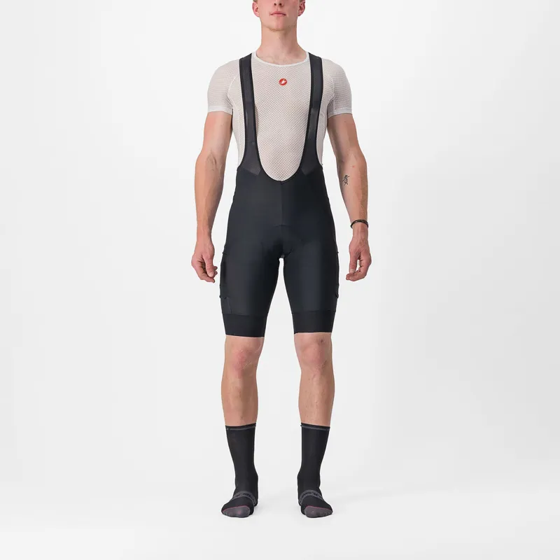 Castelli Unlimited Cargo Bib Shorts in Black
