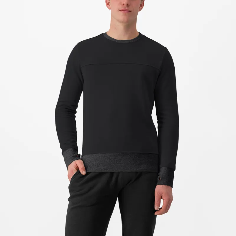 Castelli Logo Sweatshirt in Black