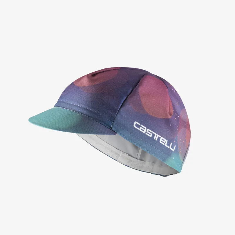 Castelli R-A/D Cycling Cap In Muicolour Purple