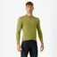 Castelli Espresso Thermal Men's Jersey In Sage/Deep Green