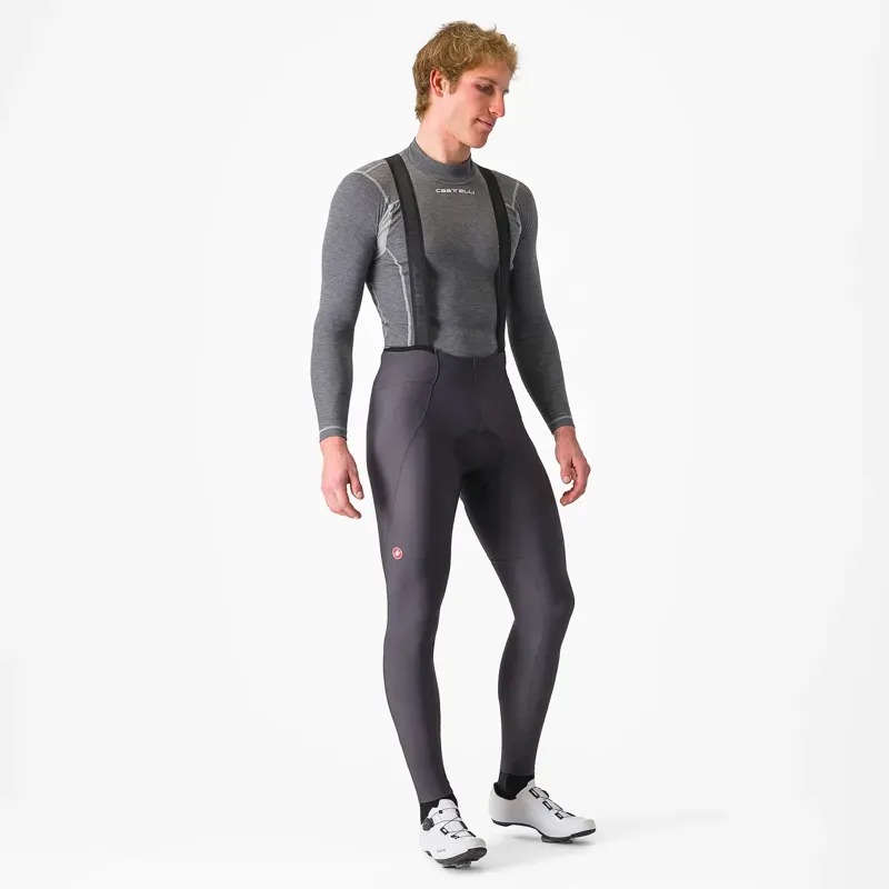 Castelli Espresso Bib Tights in Dark Grey
