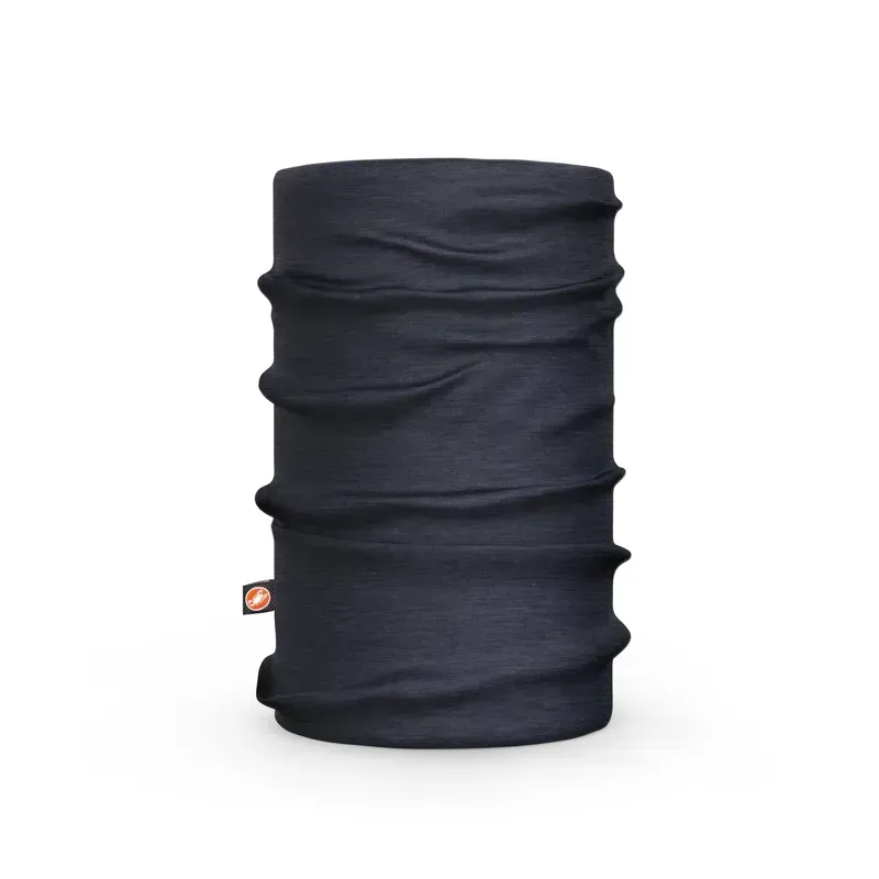 Castelli Merino Neck Warmer In Light Black