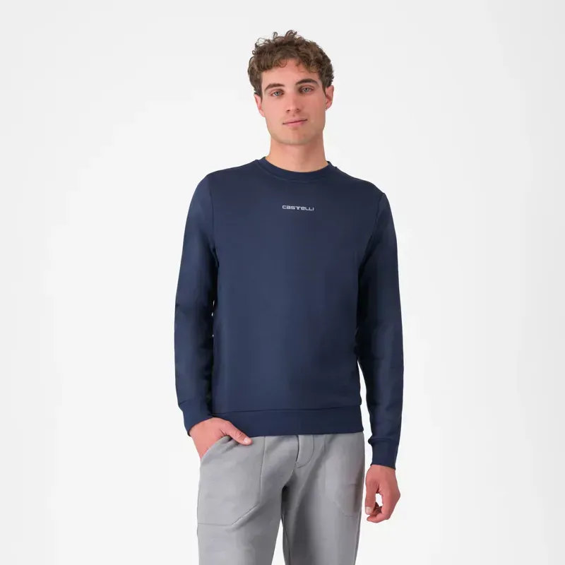 Castelli Classico Sweatshirt - Belgian Blue - XL