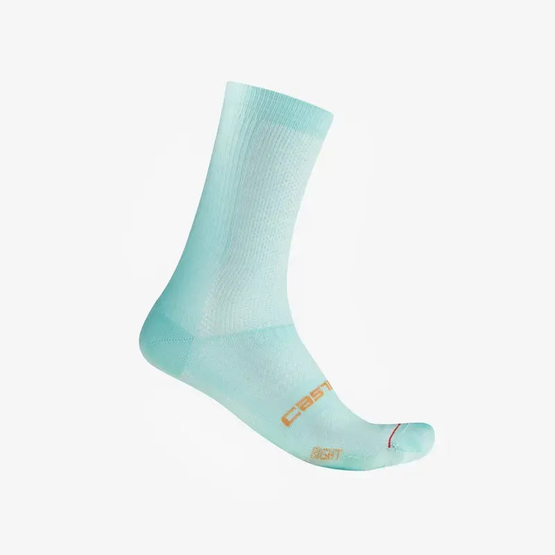 Castelli Espresso 18 Socks in Pool Blue