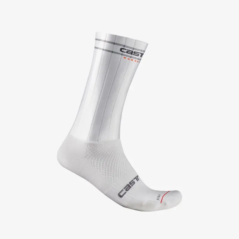 Castelli Fast Feet 3 Socks in White