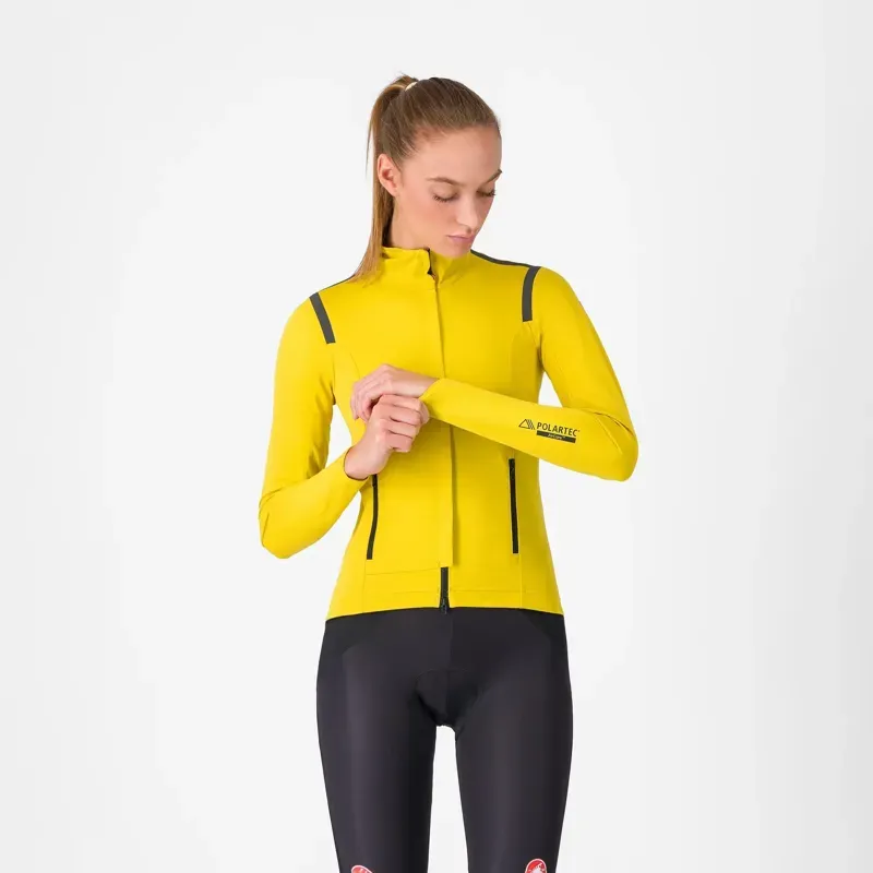 Castelli Perfetto RoS 3 Women's Jacket in Mango Mojito/Black Reflex