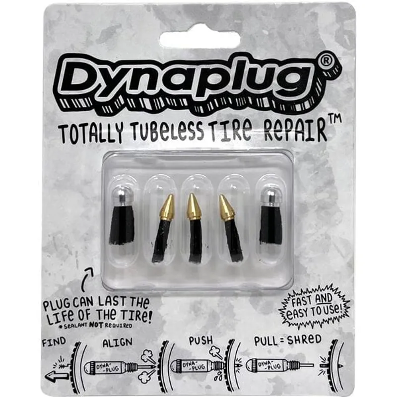 DynaPlug 5-pack in Black/Silver