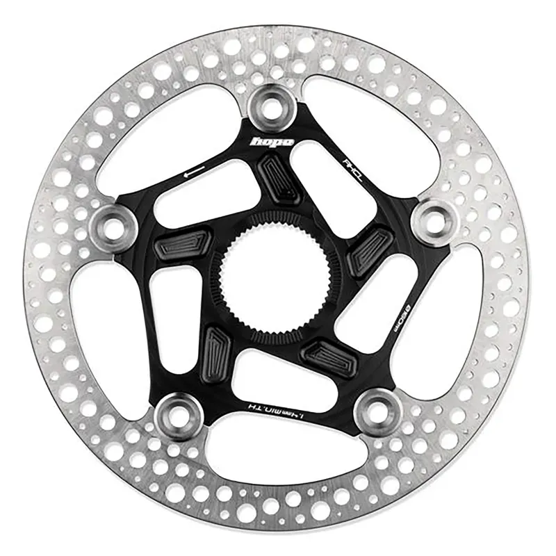 Hope Road Center Lock 140mm Floating Rotor in Black