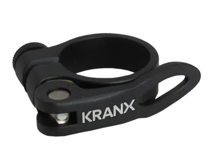 KranX Alloy Q/R Seat Clamp In BLACK 28.6mm