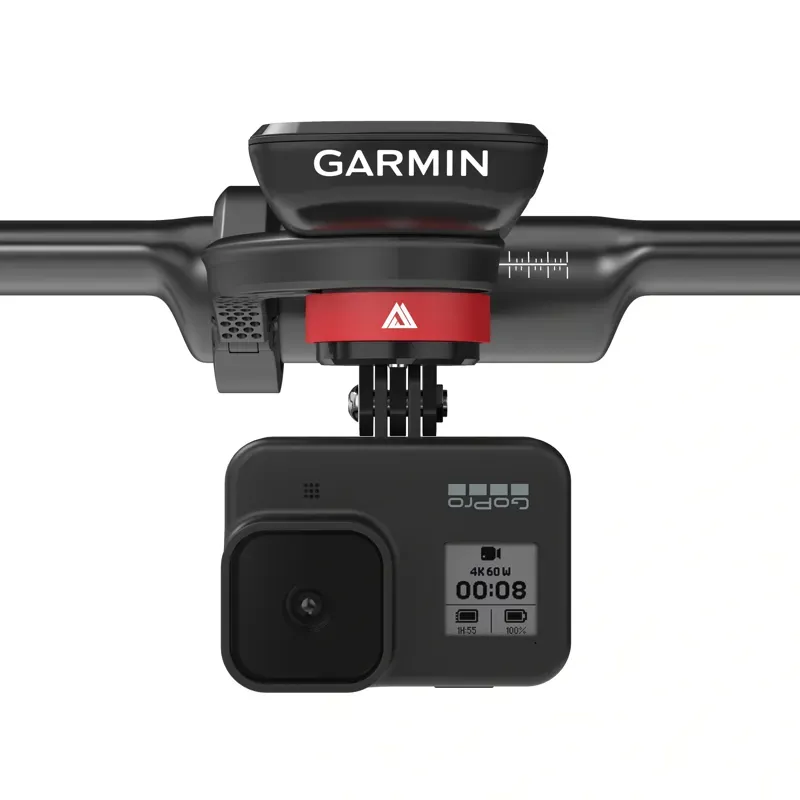 Kom Cycling CM06 Universal Garmin/Wahoo + GoPro Comp. Mount in Black-7