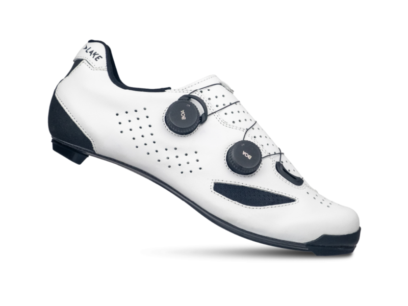 Lake CX239-X Road Cycling Shoe in White/White Microfiber