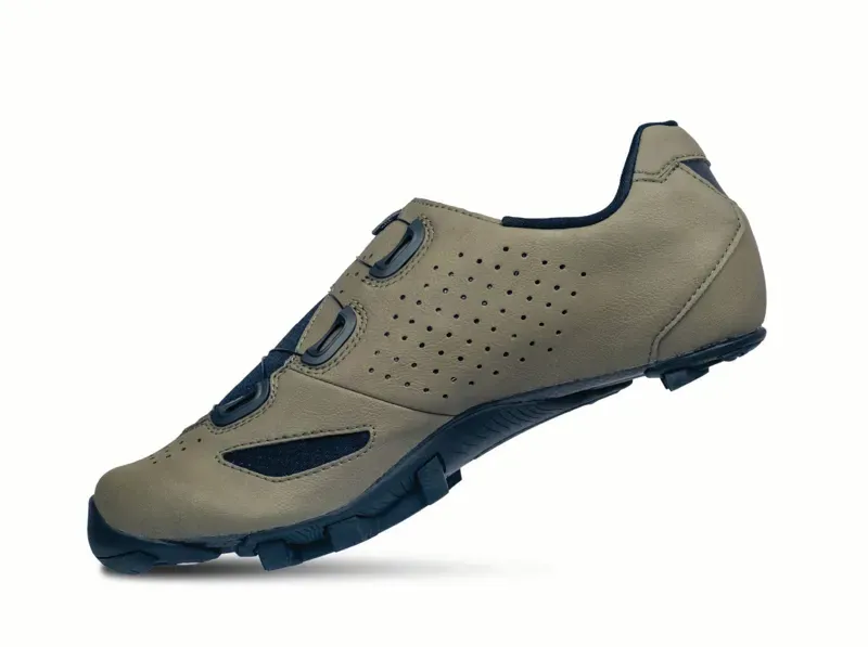 Lake MX239-X Gravel Bike Shoes in Stone/Black Microfiber-2