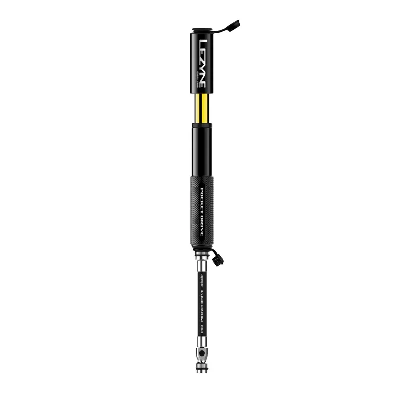 Lezyne Presta Pocket Drive Pump in Black/Gold-2