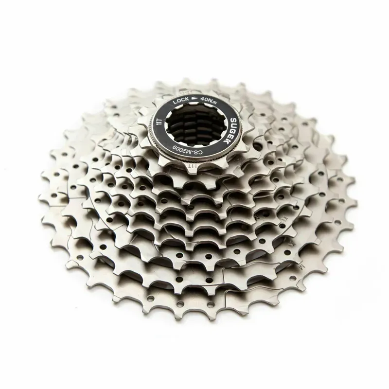 Clarks Cycle Systems 9-speed 11-32-tooth Nickel Cassette in Silver