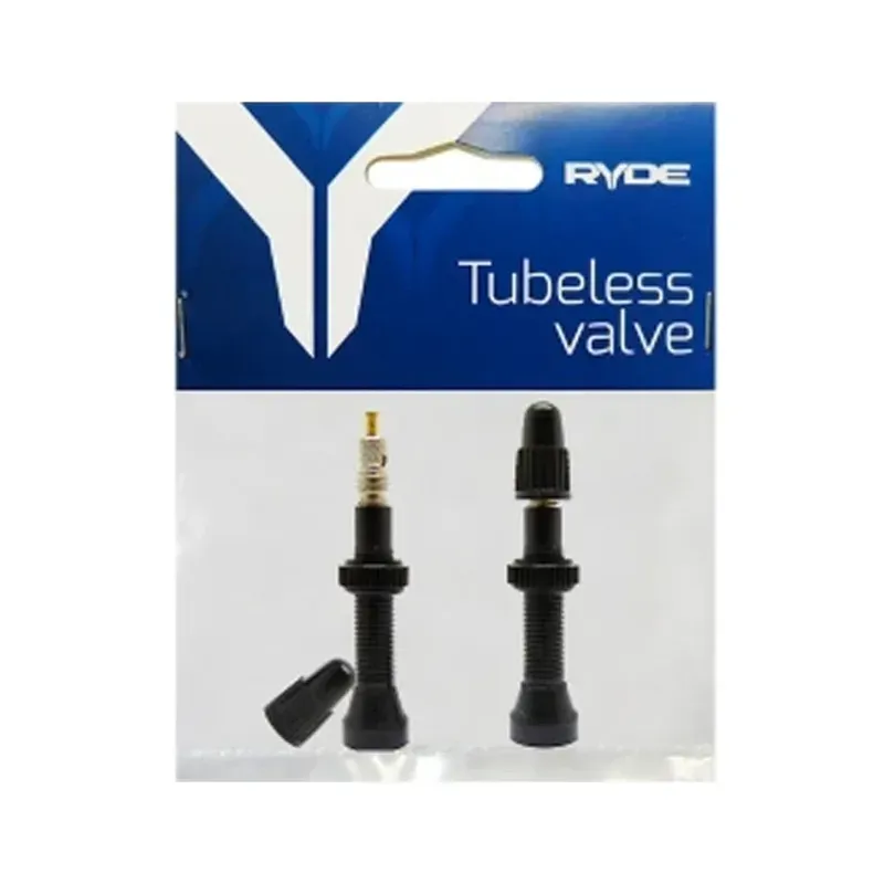 Ryde Tubeless Valves in Black-1