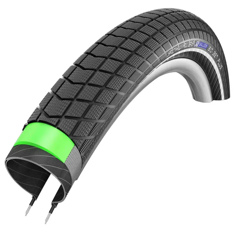 Schwalbe Big Ben Plus 700x50c GreenGuard Tire in Black/Reflect -1