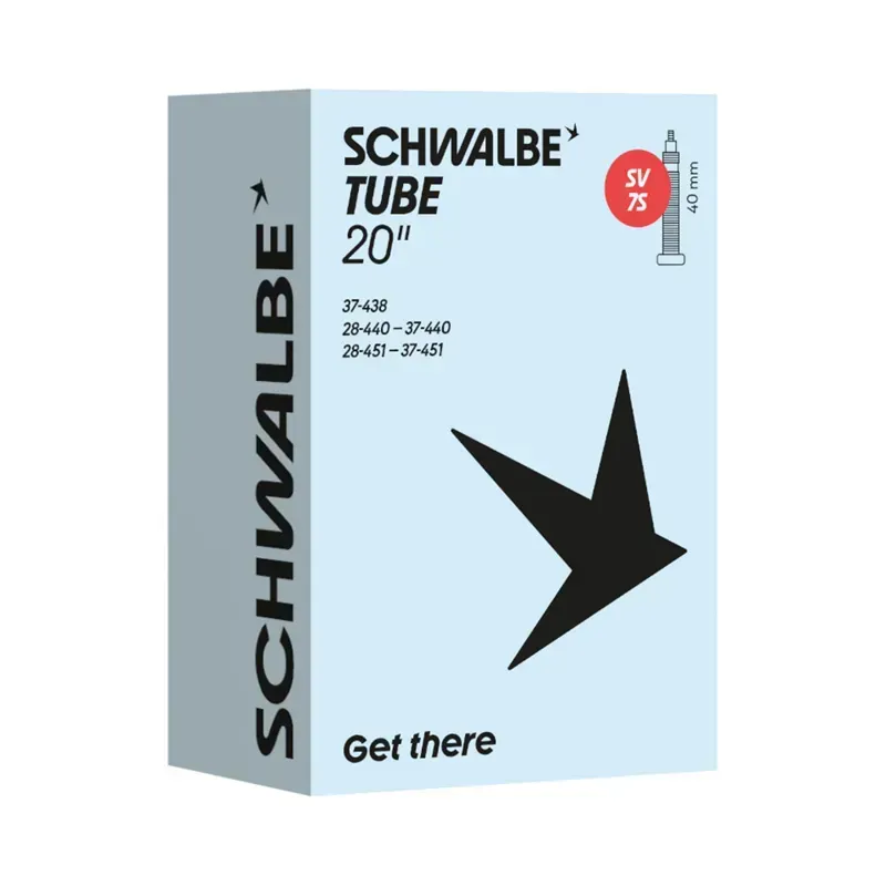 Schwalbe SV7 - 20 X 1.50-2.40 Tube - Presta 40mm 20-1