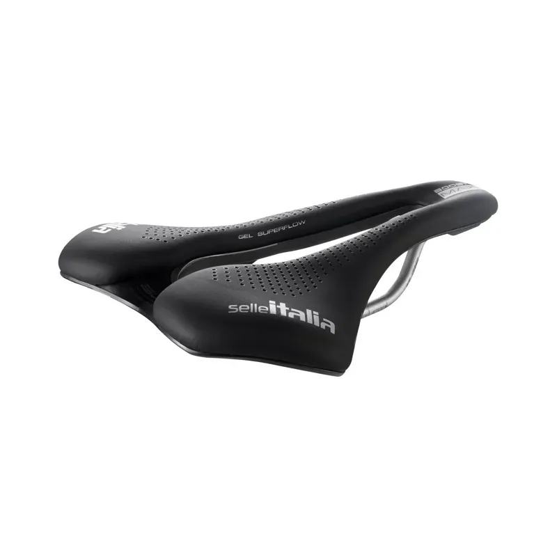 Selle Italia Max SLR Boost Gel TI 316 Superflow Saddle in Black-1