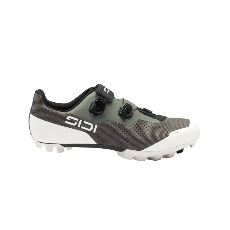Sidi Dominator X Two-Toned Gravel Shoes in Deep Forest