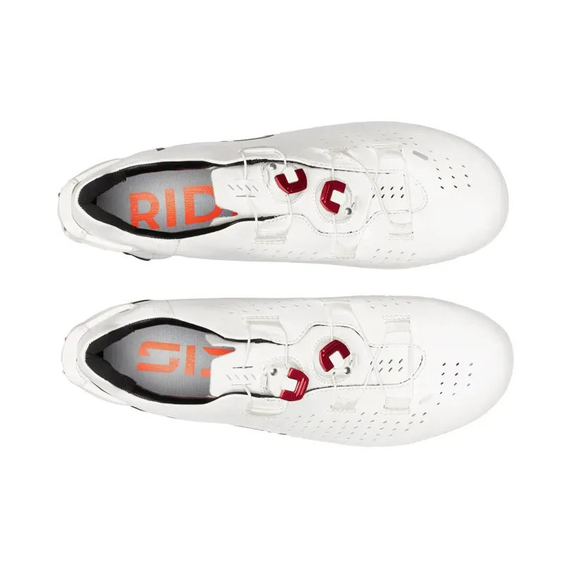 Sidi Shot 3 Monochrome Road Shoes in White-2