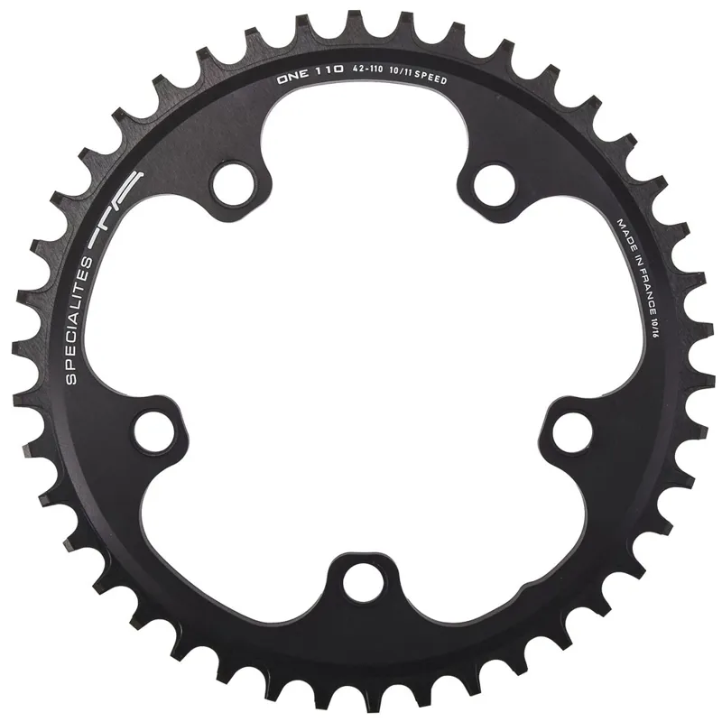 TA 110-pcd 5-arm 10/11/12-speed Narrow/Wide Chainring in Black